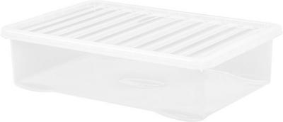 Wham 46L Clear Storage Box & Lid Wham 46L Clear Storage Box & Lid