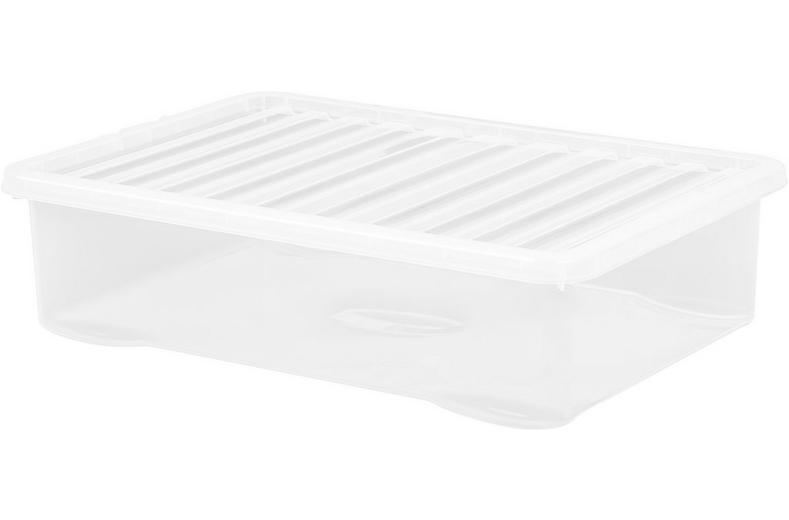 Wham 46L Clear Storage Box & Lid Wham 46L Clear Storage Box & Lid