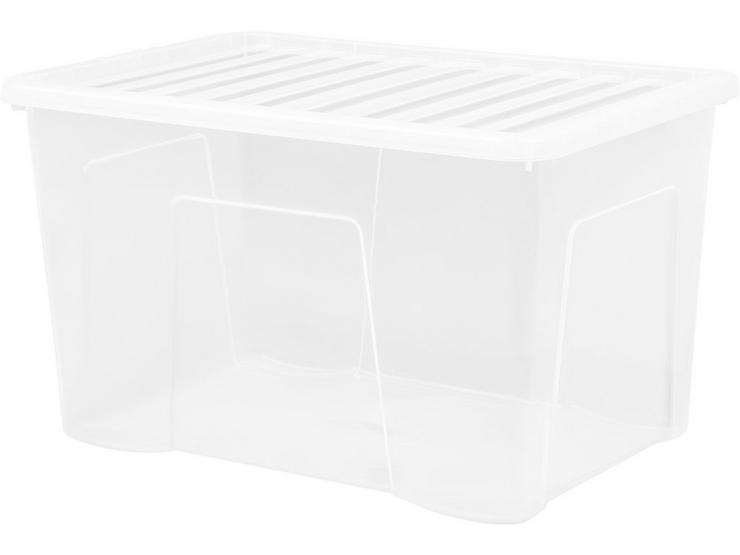 Wham 102L Clear Storage Box & Lid