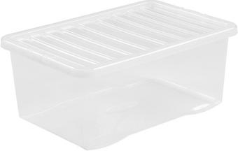 Wham 45L Clear Storage Box & Lid