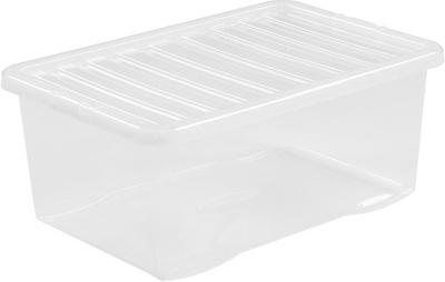 Wham 45L Clear Storage Box & Lid Wham 45L Clear Storage Box & Lid