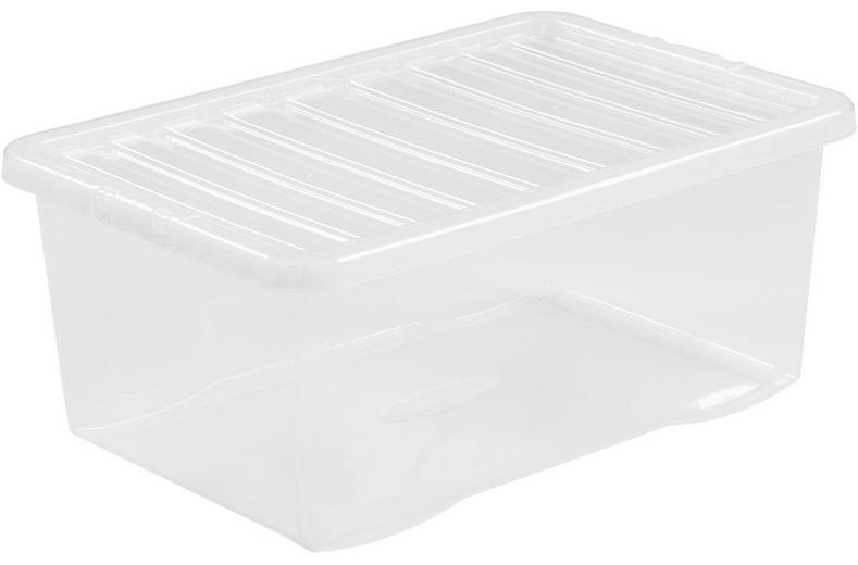 Wham 45L Clear Storage Box & Lid Wham 45L Clear Storage Box & Lid