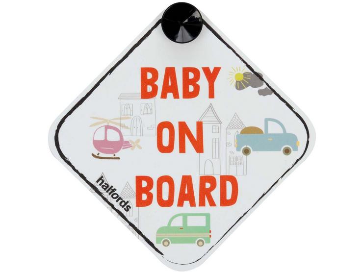 Head in the Cloud Baby on Board Sign