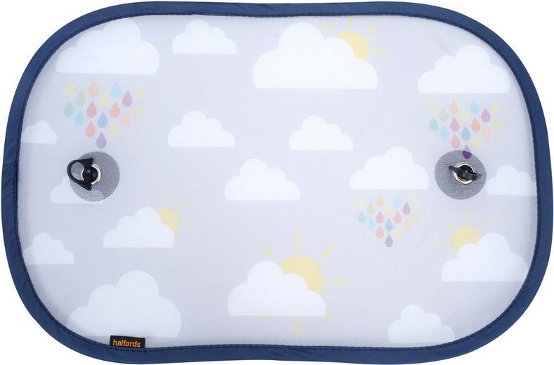 Halfords Pop-up Sunshades Cloud (2 pack) Halfords Pop-up Sunshades Cloud (2 pack)