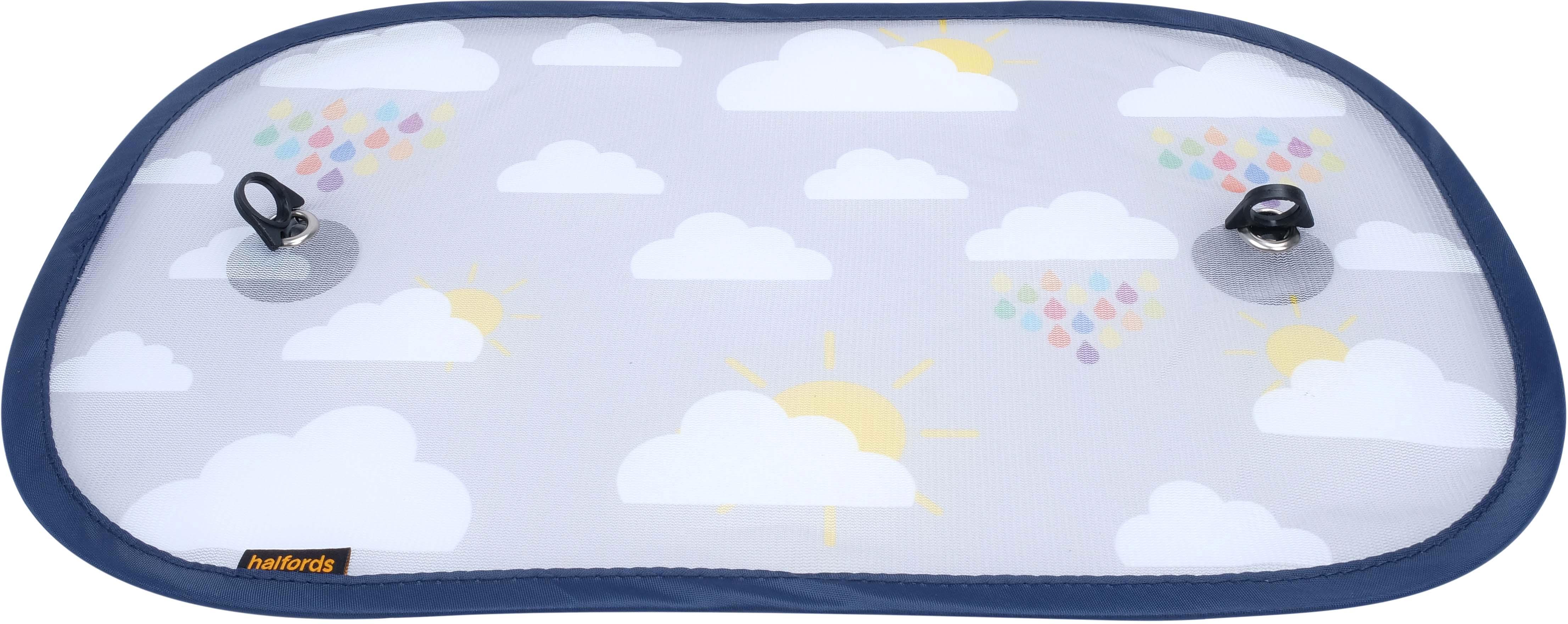 Halfords Pop-up Sunshades Cloud (2 pack)