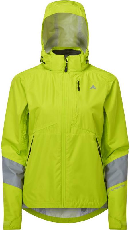 Halfords Altura Nightvision Typhoon Womens Waterproof Jacket - Lime - 8 | Extra 8% off for BC Members