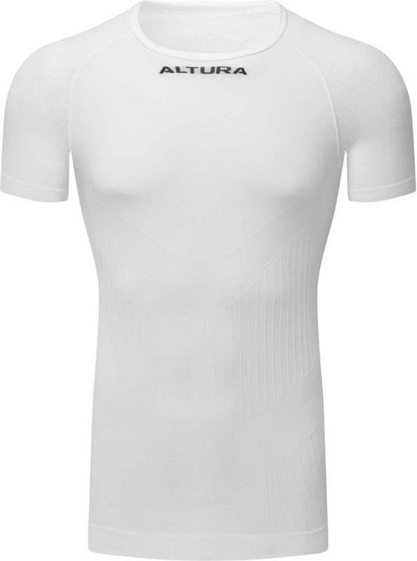 Halfords Altura Tempo Seamless Short Sleeve Base Layer - White - M/L | Extra 8% off for BC Members