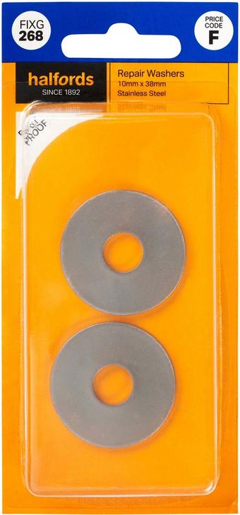 Halfords Repair Washers 10mm x 38mm (FIXG268)