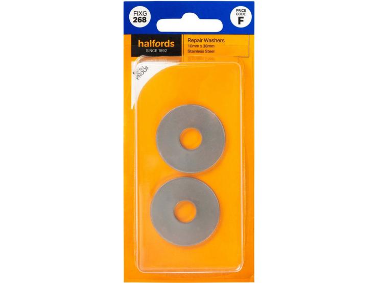 Halfords Repair Washers 10mm x 38mm (FIXG268)