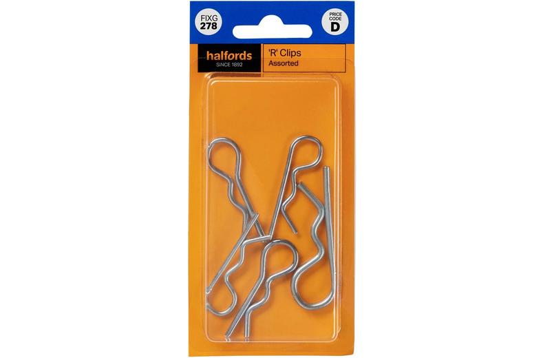 Assorted R Spring Clips Halfords Assorted R Clips (FIXG278) | Halfords UK