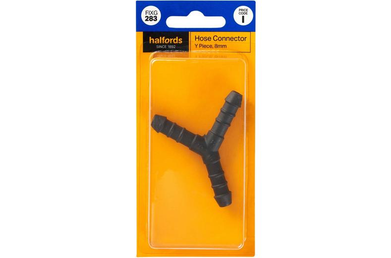 Halfords Hose Connector Y Piece 8mm (FIXG283) Halfords Hose Connector Y Piece 8mm (FIXG283)