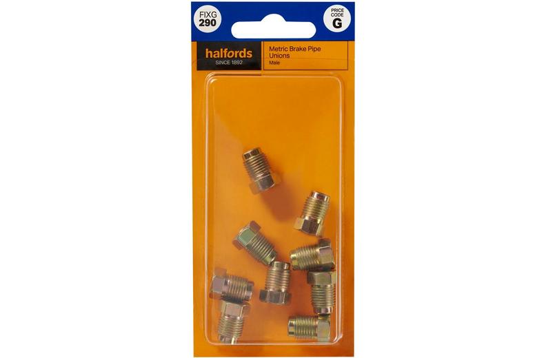 Halfords Brake Pipe Unions Metric Male (FIXG290) Halfords Brake Pipe Unions Metric Male (FIXG290)