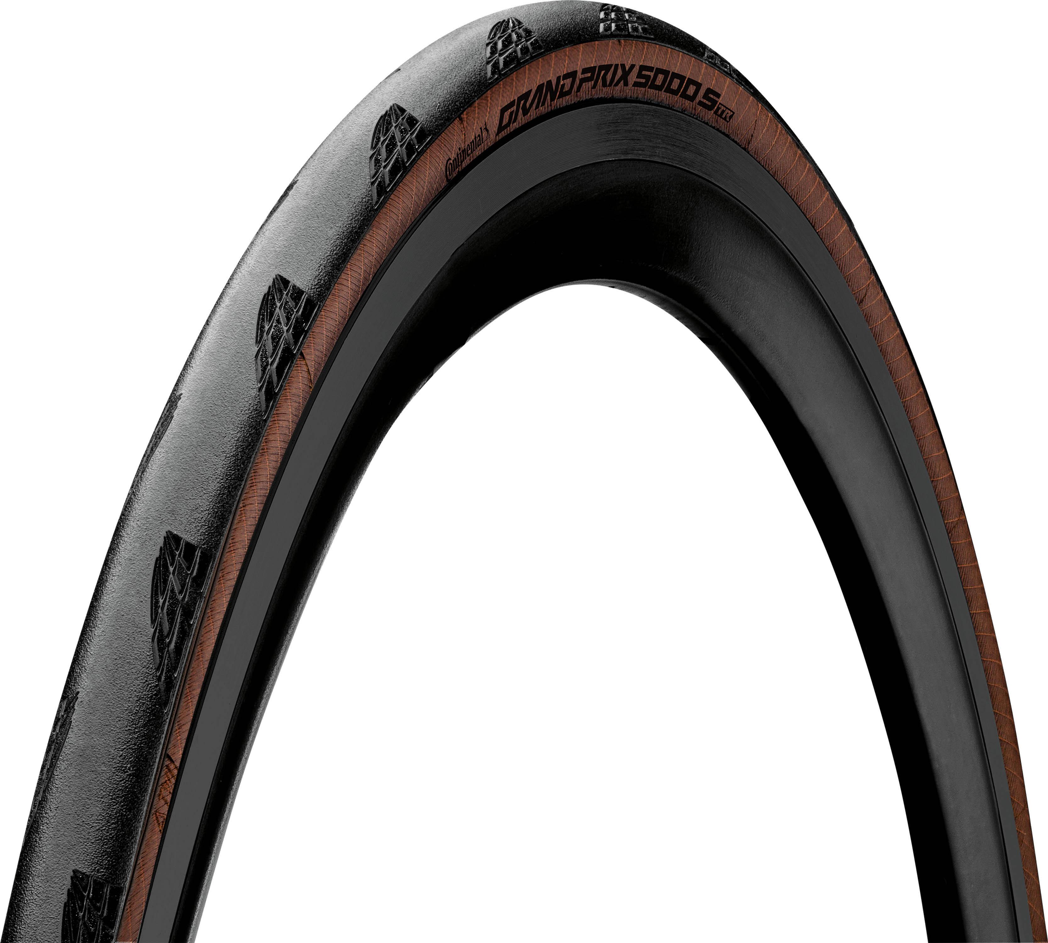 Continental Grand Prix 5000 S TR Tubeless Tyre, Black/Transparent 700x30c