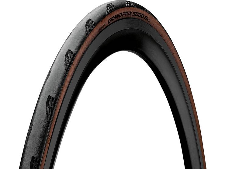 Continental Grand Prix 5000 S TR Tubeless Tyre, Black/Transparent