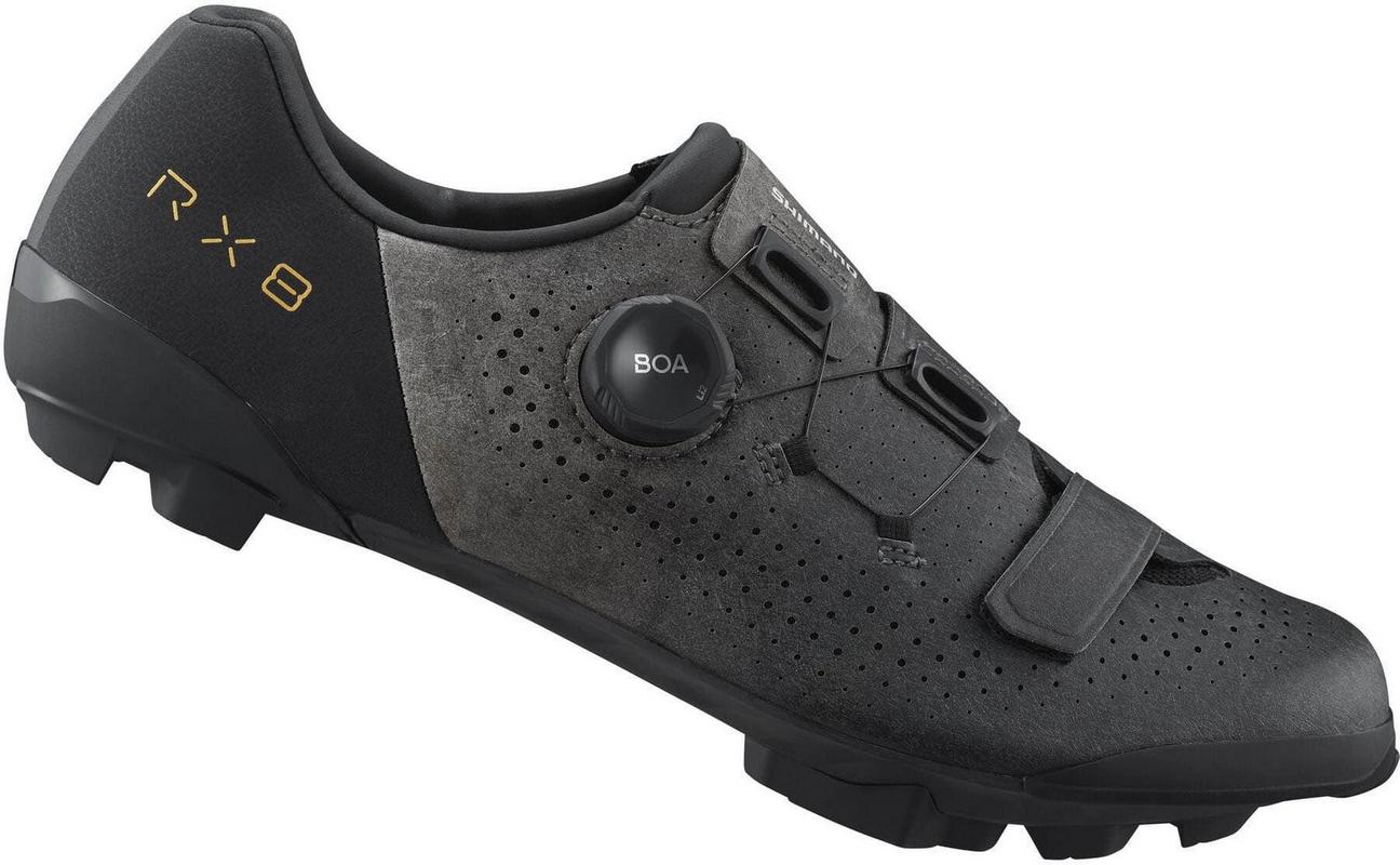 Halfords Shimano Rx8 Shoes, Silver Size 47 | Extra 8% off for BC Members