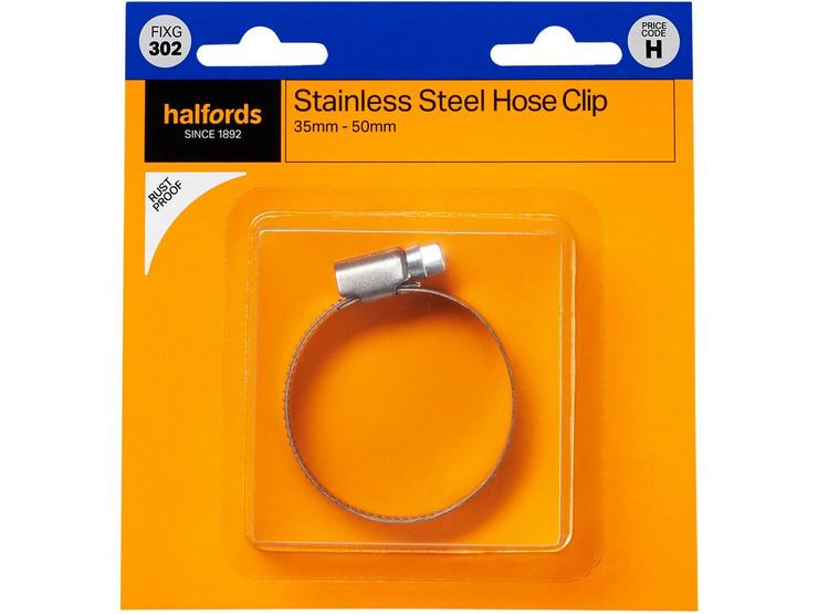 Halfords Stainless Steel Hose Clips 32-50mm (FIXG302)