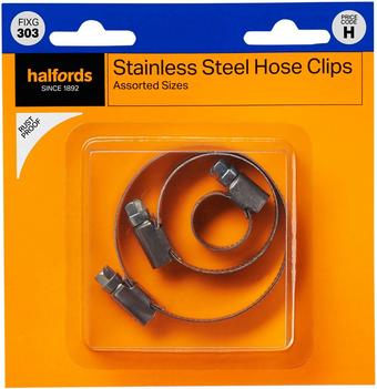 Halfords Hose Clips Assorted (FIXG303)