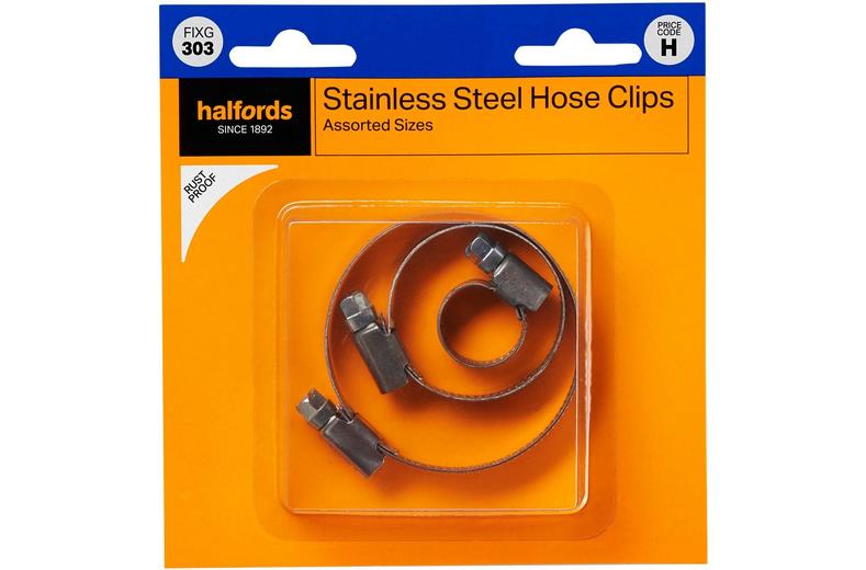 Halfords Hose Clips Assorted (FIXG303) Halfords Hose Clips Assorted (FIXG303)