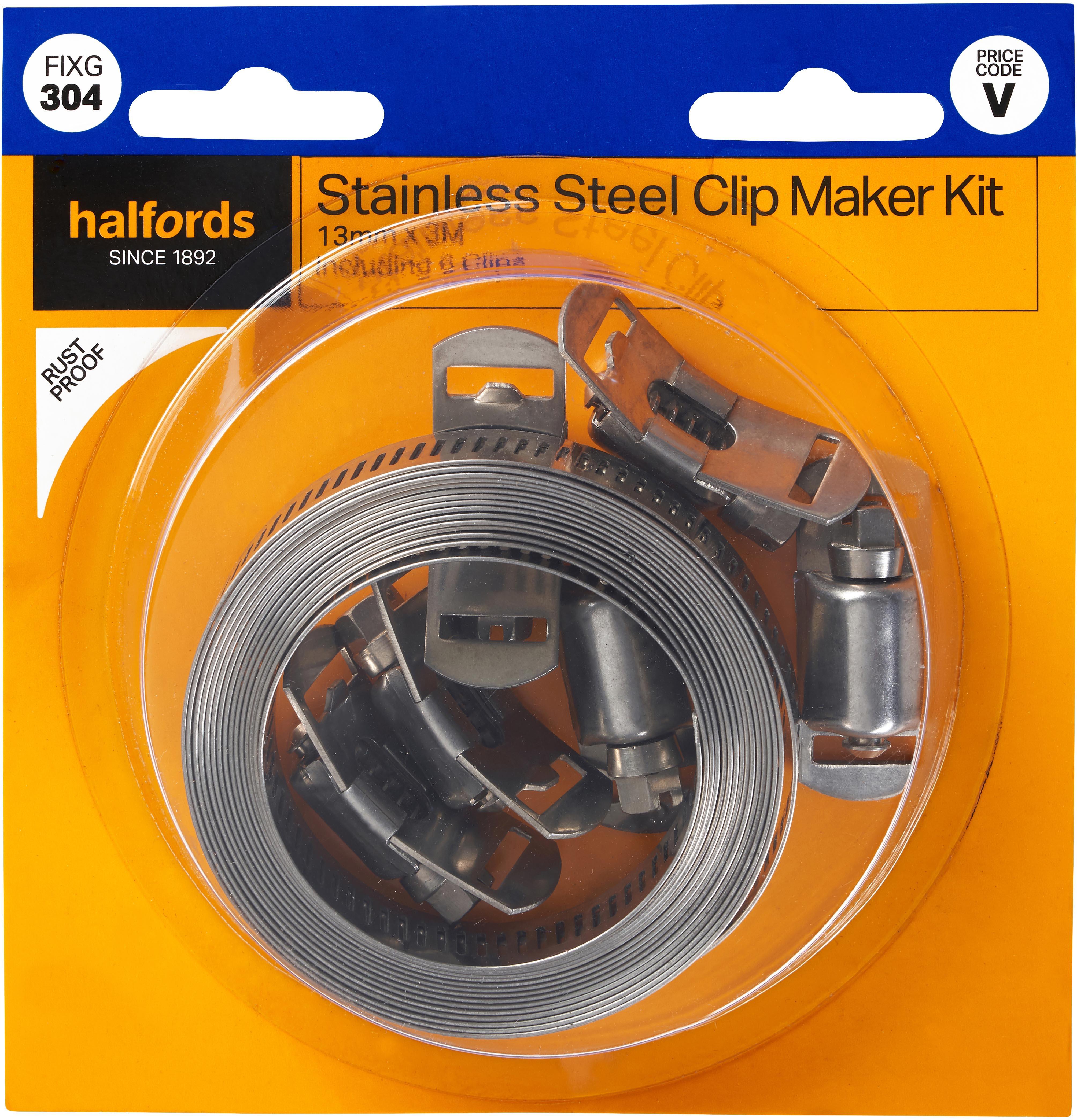 Halfords Clip Maker Kit 13mm x 3mm (FIXG304)