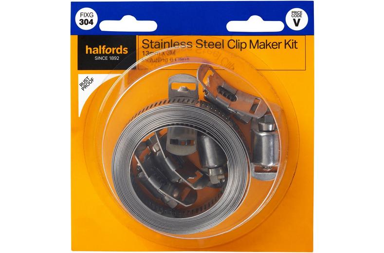 Halfords Clip Maker Kit 13mm x 3mm (FIXG304) Halfords Clip Maker Kit 13mm x 3mm (FIXG304)