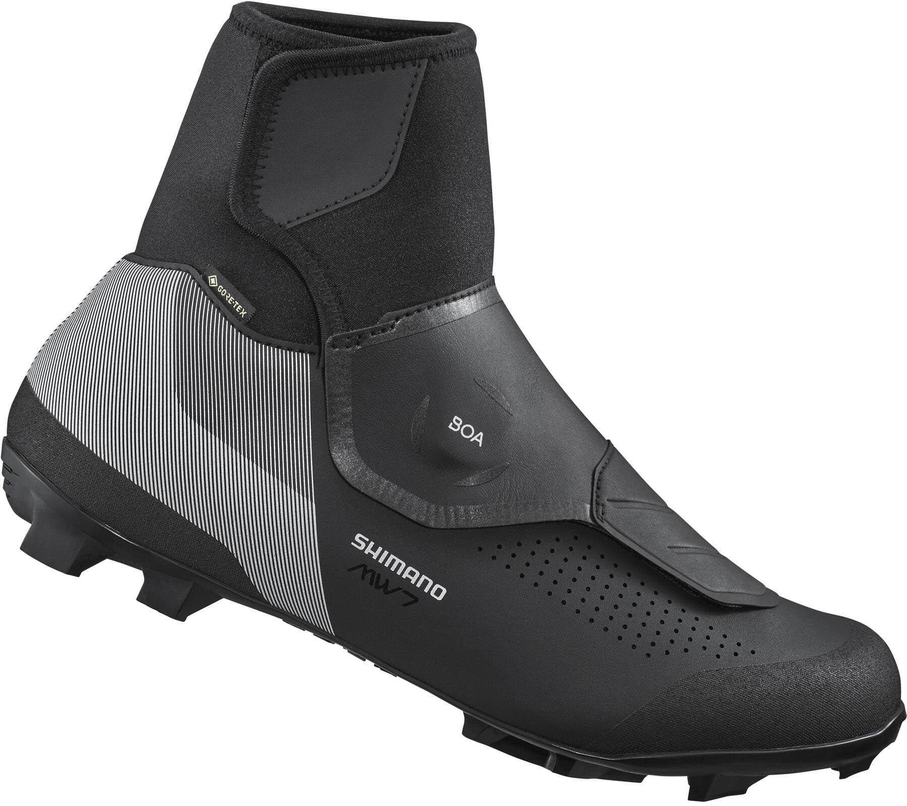 Halfords Shimano Mw7 Gore-Tex Shoes, Black Size 43 | Extra 8% off for BC Members