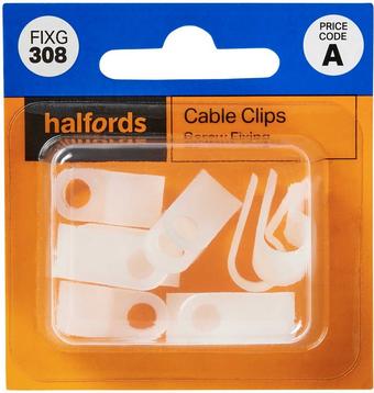 Halfords Cable Clips (FIXG308)