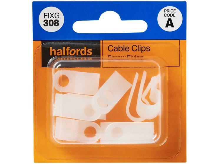 Halfords Cable Clips (FIXG308)