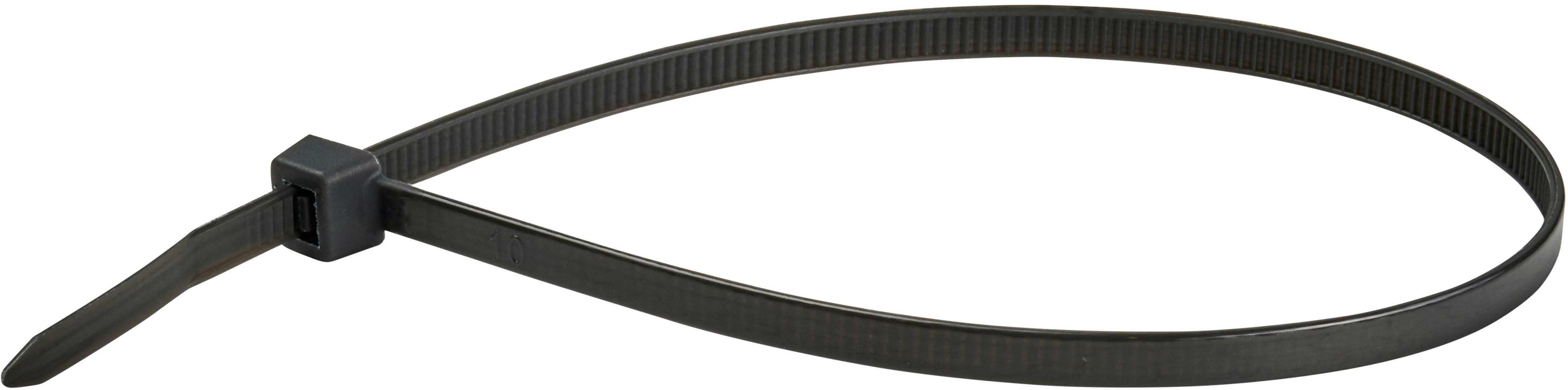 Halfords Cable Ties 300mm Black (FIXG313)