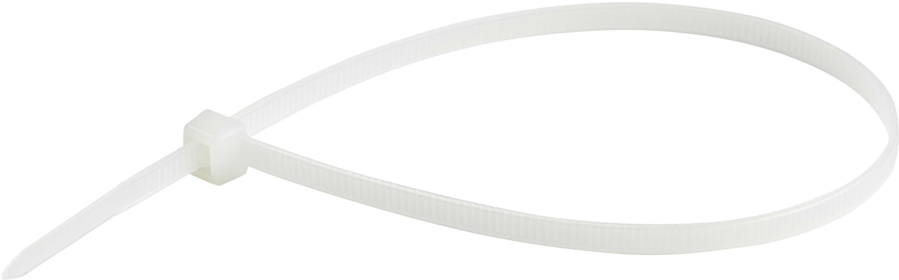 Halfords Cable Ties 300mm Natural (FIXG314)
