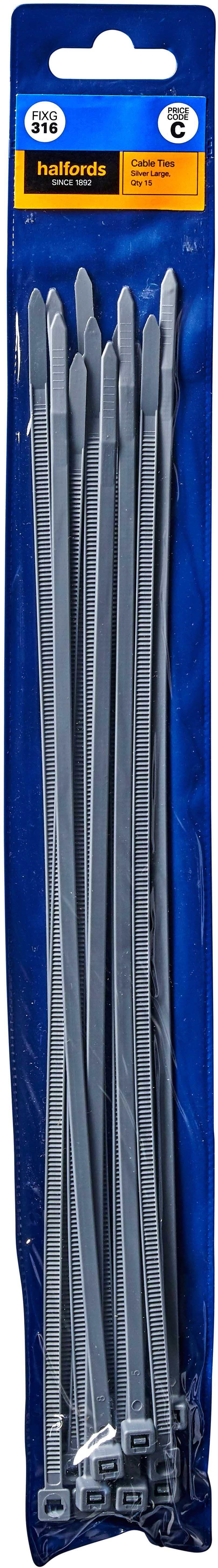 Halfords Cable Ties 300mm (FXG316)