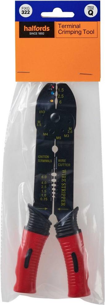 Halfords Terminal Crimping Tool (FIXG322)