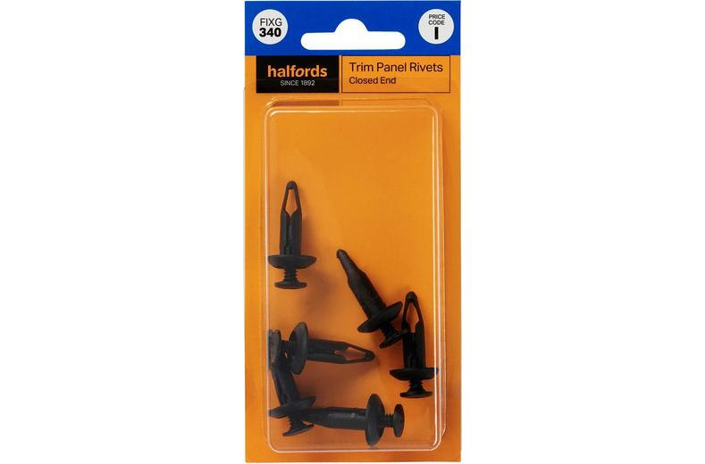 Halfords Trim Panel Rivets (FIXG340) Halfords Trim Panel Rivets (FIXG340)