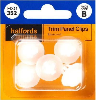 Halfords Trim Panel Clips (FIXG352)