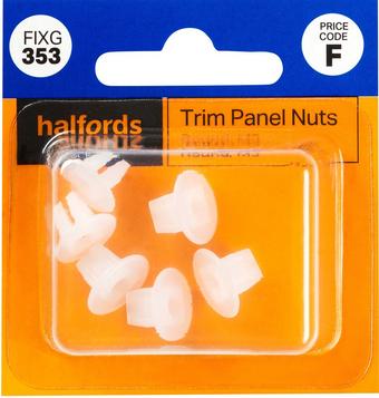 Halfords Trim Panel Nuts (FIXG353)