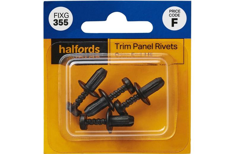 Halfords Trim Panel Rivets (FIXG355) Halfords Trim Panel Rivets (FIXG355)