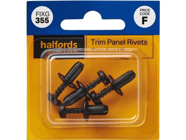 Halfords Trim Panel Rivets (FIXG355)