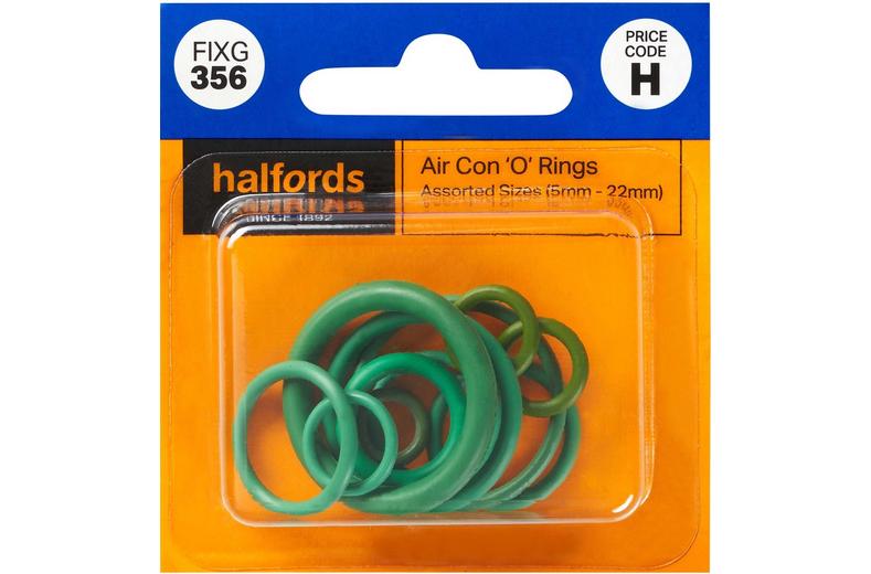 Halfords Air Con O Rings (FIXG356) Halfords Air Con O Rings (FIXG356)