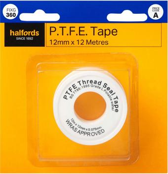 Halfords PTFE Thread Seal Tape (FIXG360)