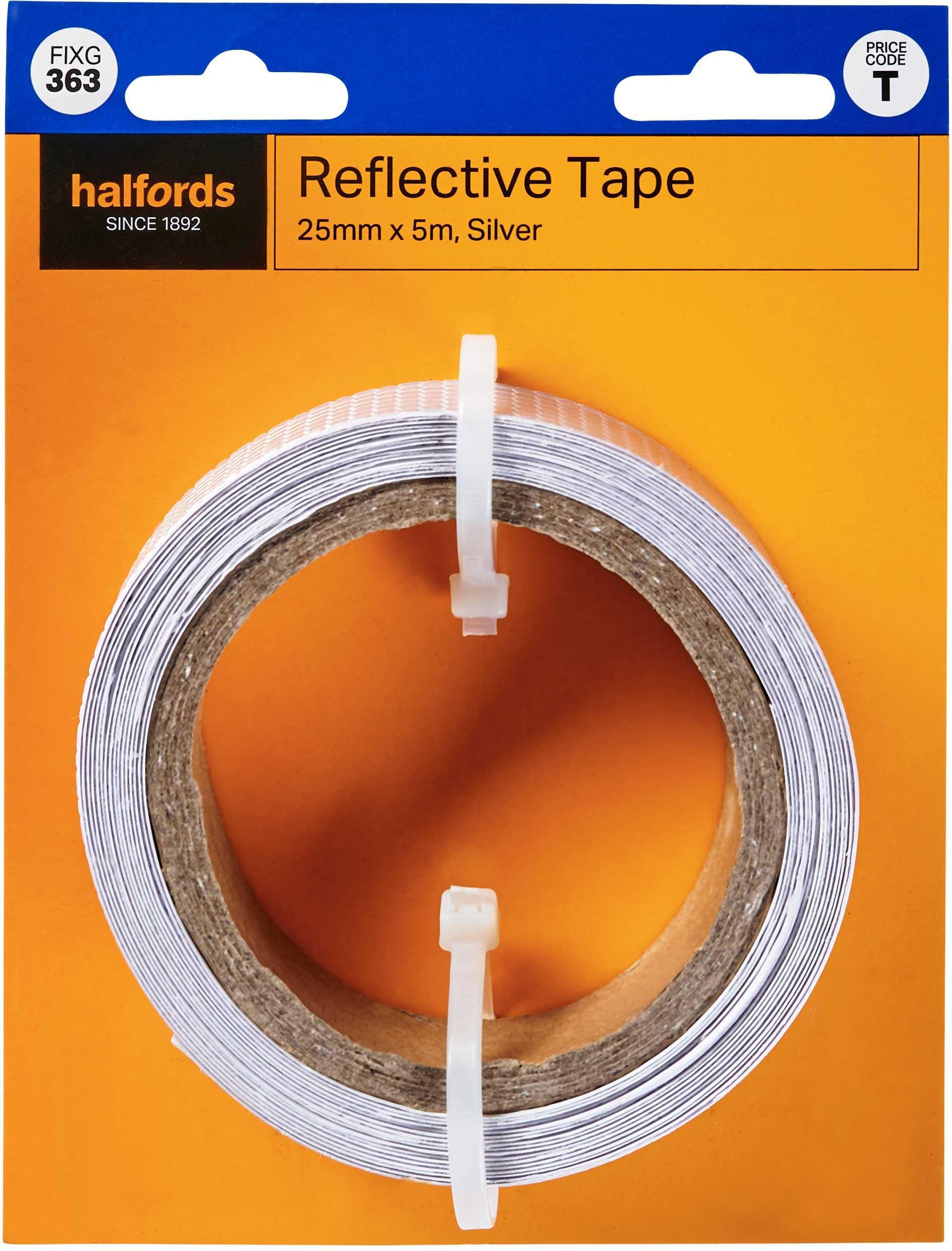 Halfords Reflective Tape Silver (FIXG363)