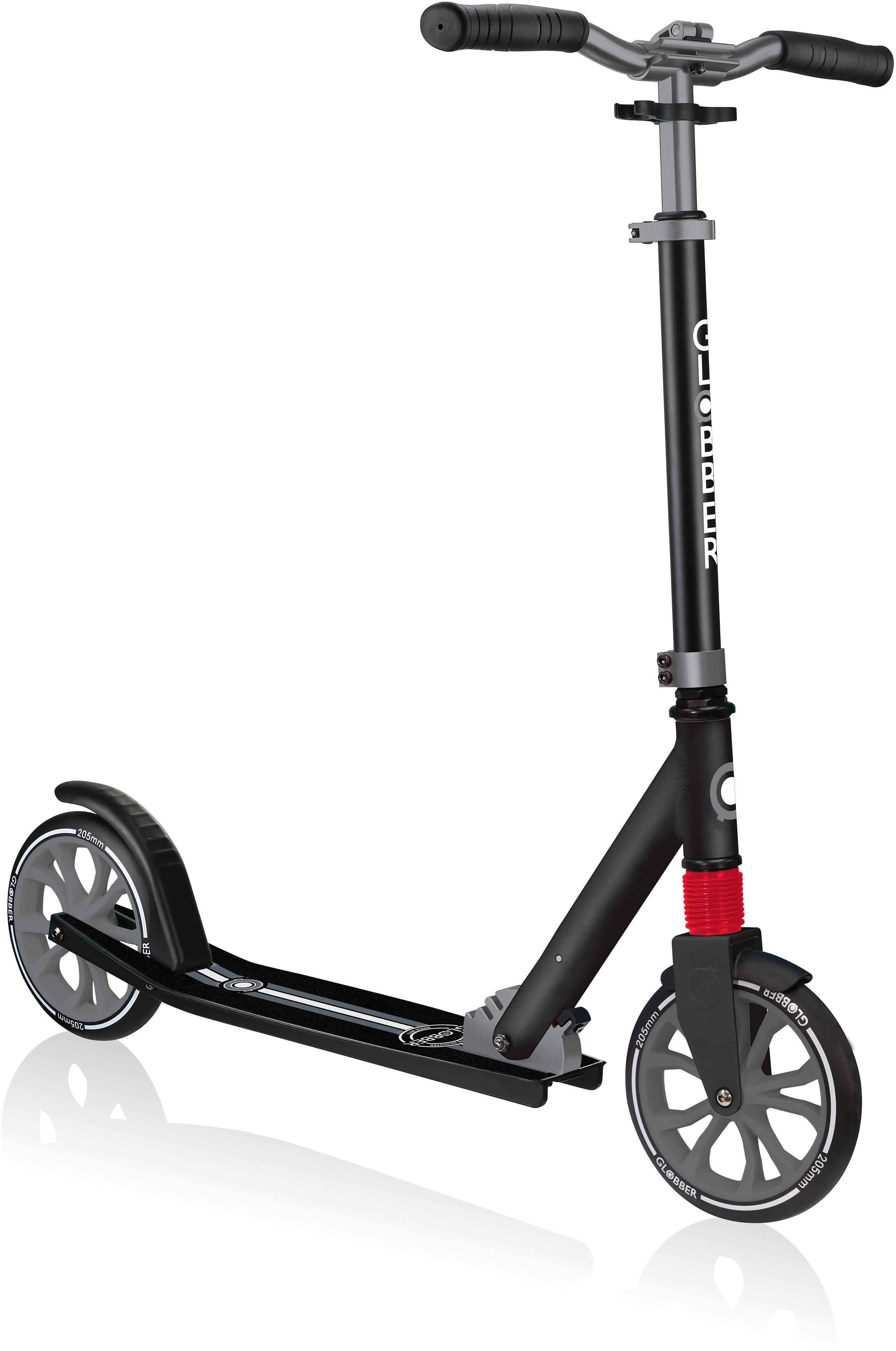 Globber NL 205 Kids Scooter - Black/Grey