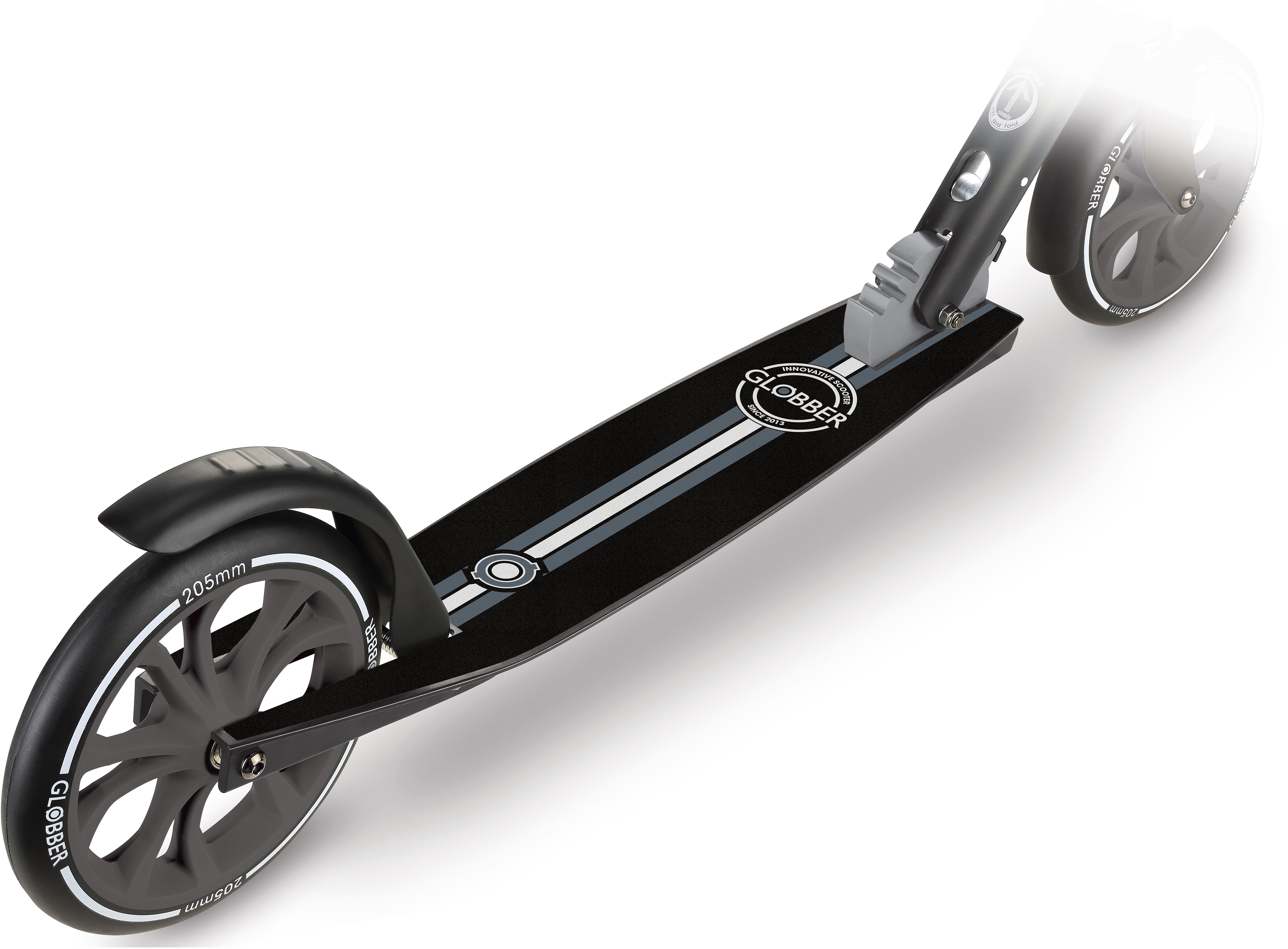 Globber NL 205 Kids Scooter - Black/Grey