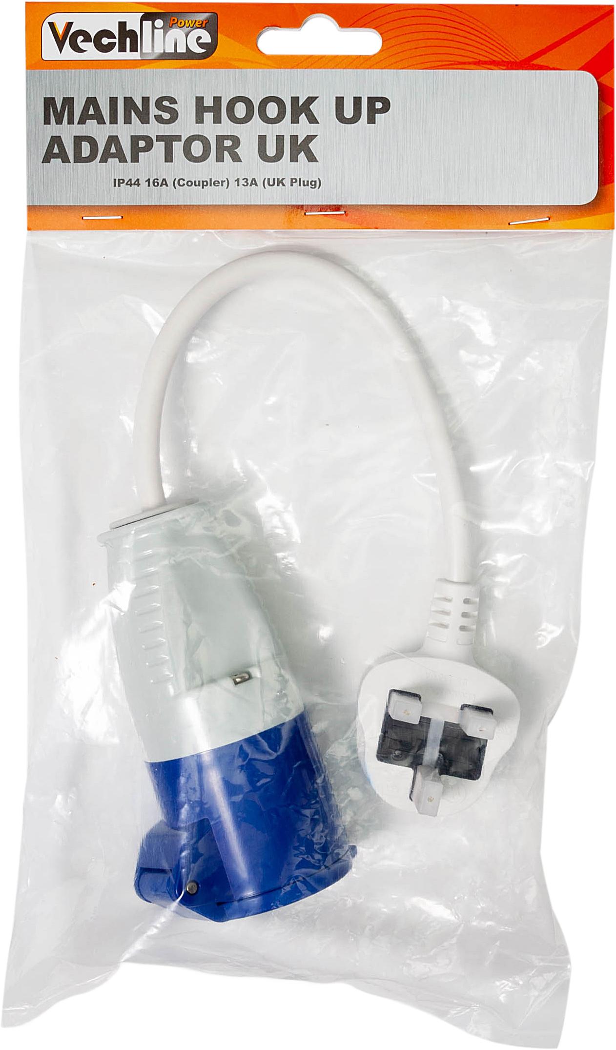 Vechline Mains Hook Up Adaptor UK