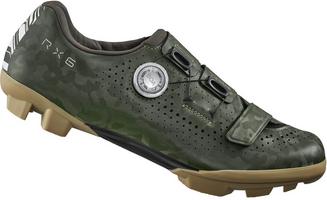 Halfords Shimano Rx6 Shoes, Green Size 42 | Extra 8% off for BC Members