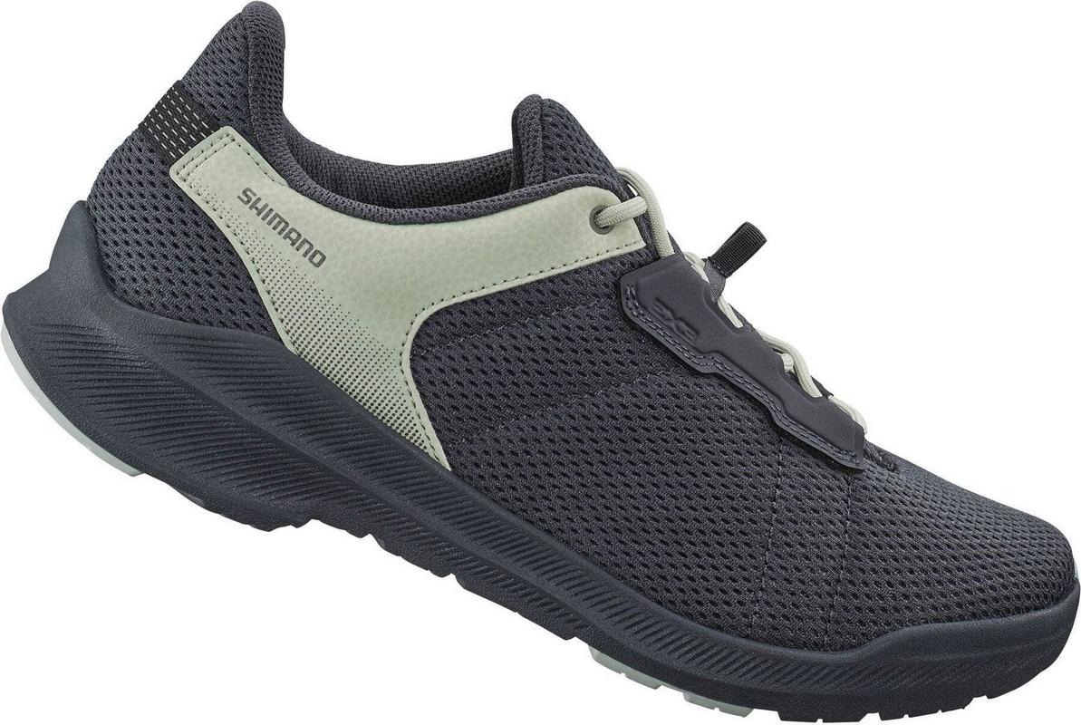 Halfords Shimano Ex3W Women's Shoes, Grey/Mint Size 41 | Extra 8% off for BC Members