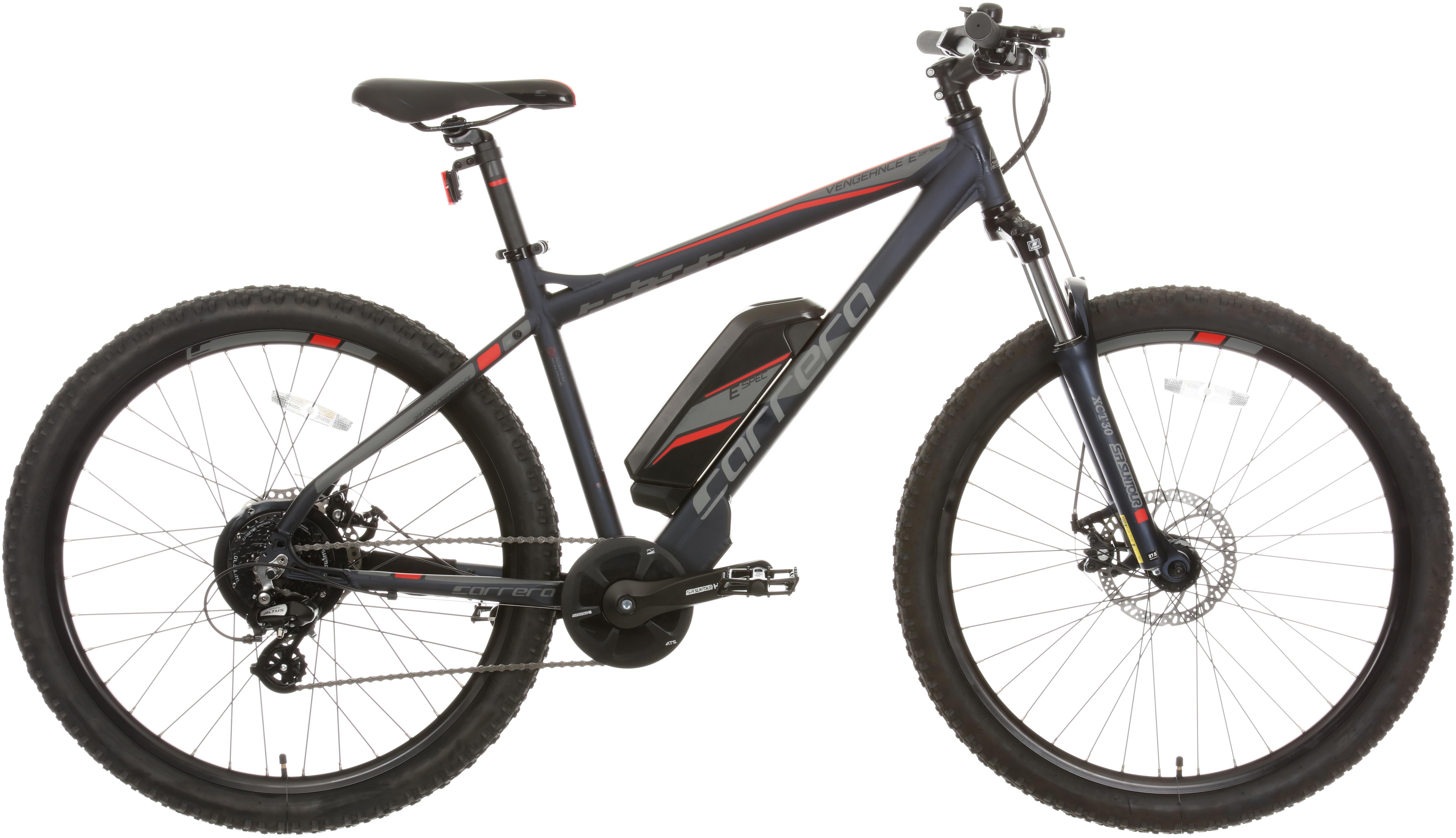Refurbished Grade A - Carrera Vengeance E Mens Electric Mountain Bike - M, L Frames