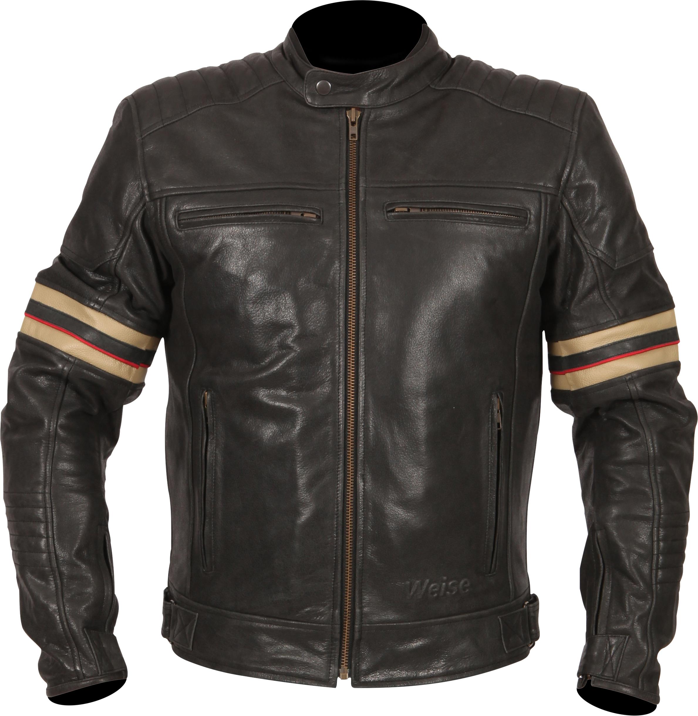 Weise Detroit Leather Jacket Black 40
