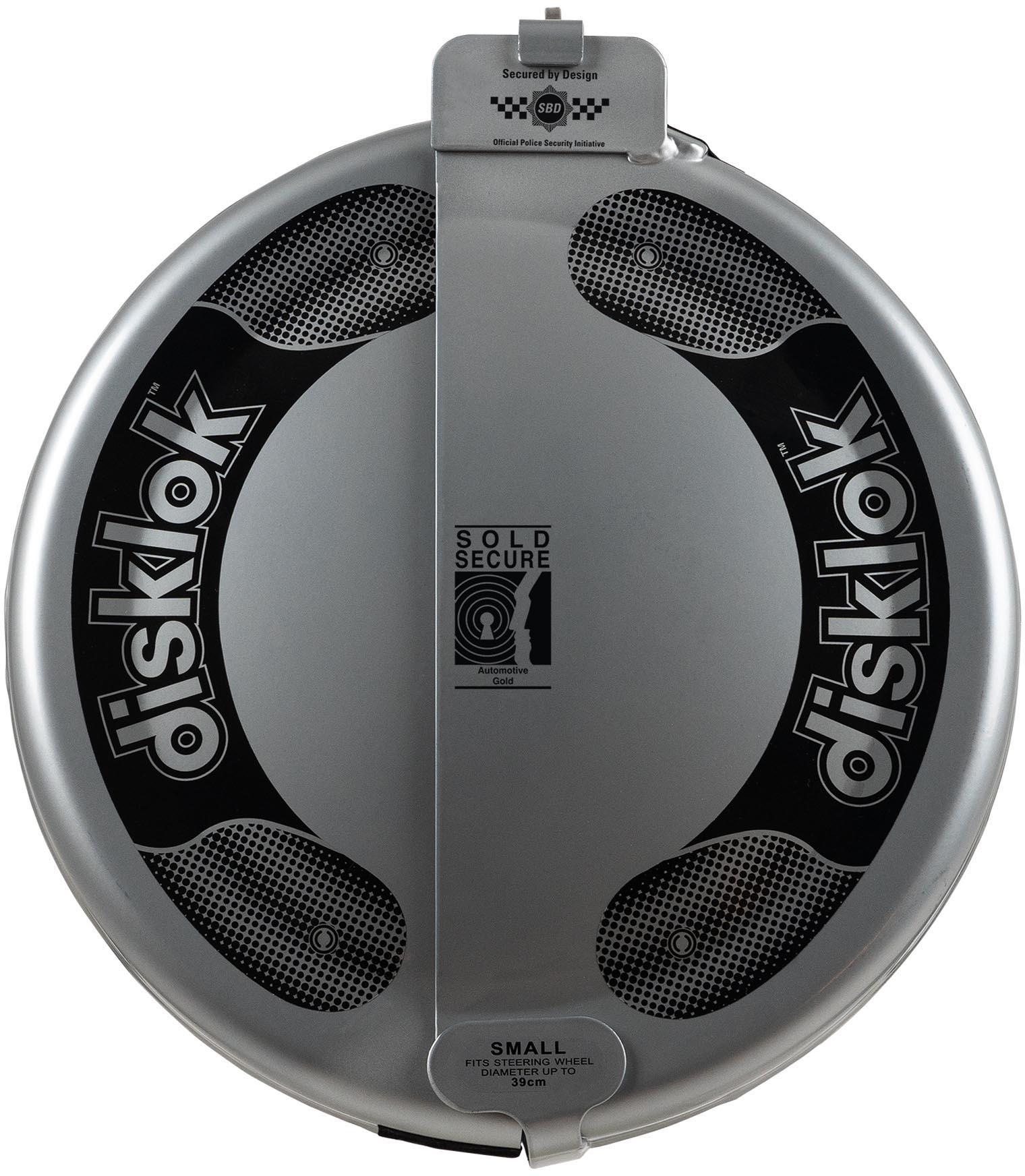 Disklok Gold Edition Steering Lock (Silver) Small