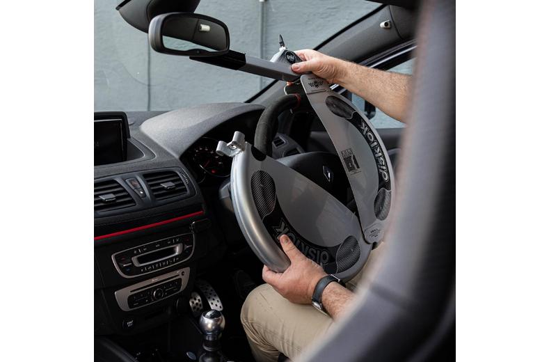 Disklok Gold Edition Steering Lock (Silver) Small Disklok Gold Edition Steering Lock (Silver) Small