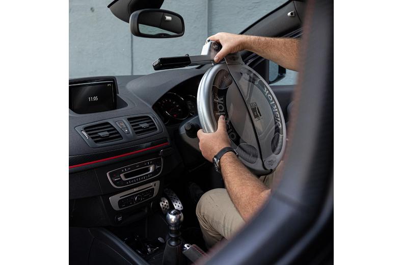 Disklok Gold Edition Steering Lock (Silver) Small Disklok Gold Edition Steering Lock (Silver) Small