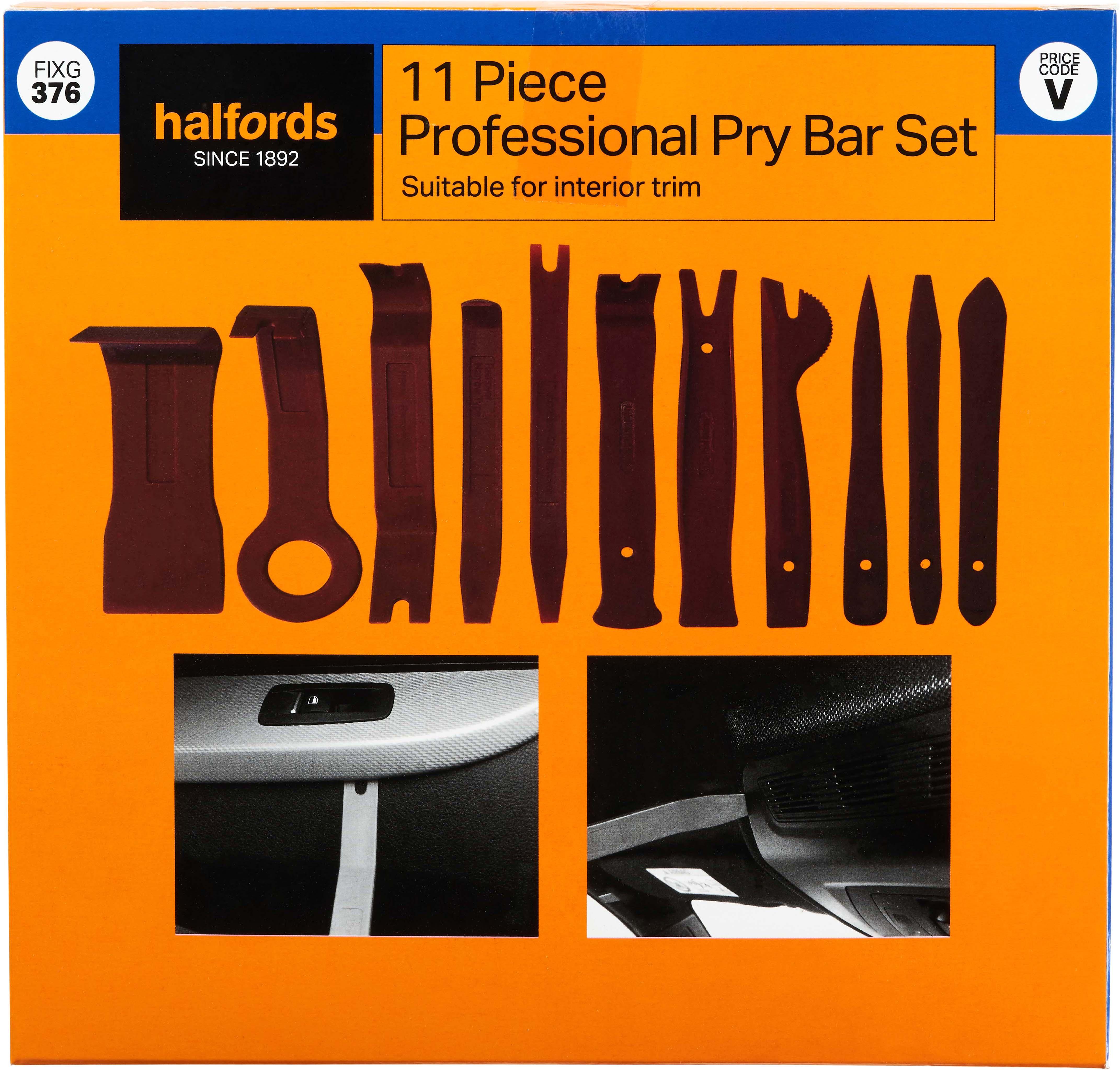 Halfords Professional Pry Bar Set (FIXG376)